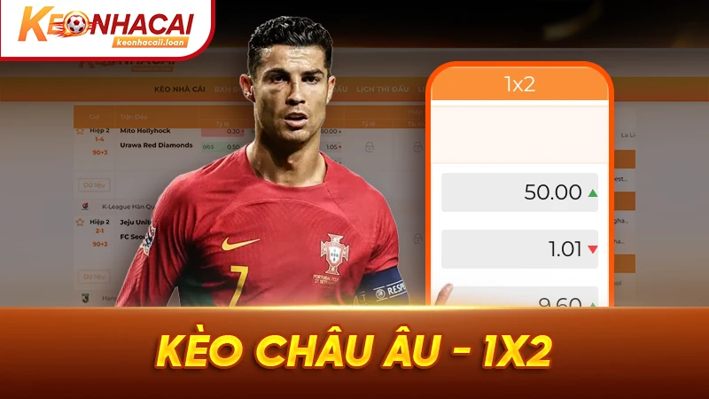 Kèo châu Âu hay 1X2 là cách cược bóng đá đơn giản nhất